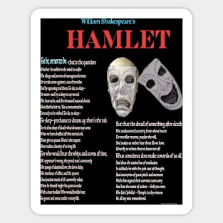 Hamlet Soliloquy: To Be or Not to Be Sticker